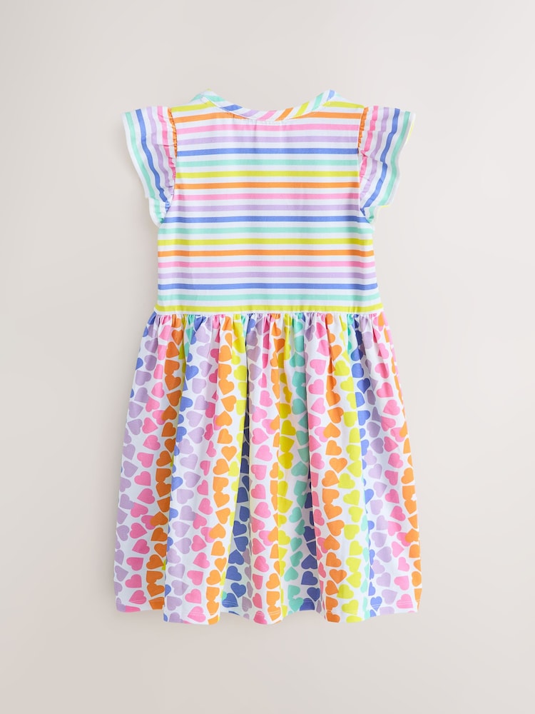 Robe Little Bird by Jools Oliver Mix Match en jersey à volants - Image 2 de 6