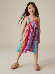 Little Bird by Jools Oliver Rainbow Shell Woven Summer Dress - Image 1 of 7