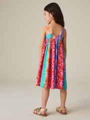 Little Bird by Jools Oliver Rainbow Shell Woven Summer Dress - Image 2 of 7