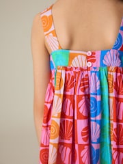 Little Bird by Jools Oliver Rainbow Shell Woven Summer Dress - Image 7 of 7