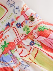 Little Bird by Jools Oliver Picnic Print Woven Criss Cross Skater Dress - Image 13 of 15