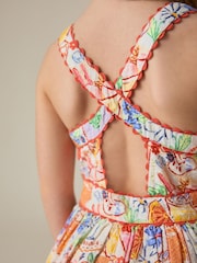 Little Bird by Jools Oliver Woven Criss Cross Skater Dress - Image 5 of 8