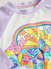 Little Bird by Jools Oliver Raglan T-Shirt and Leggings 2 Piece Set - Imaginea 10 din 10