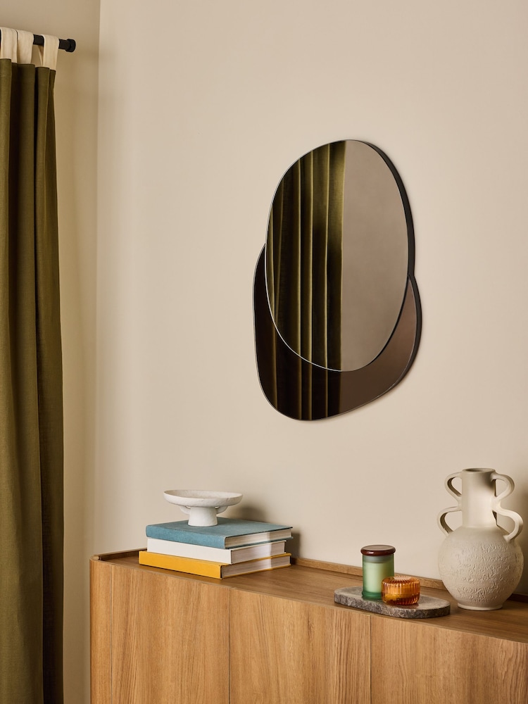 MADE.COM Brown Nysa Mirror - Image 1 of 4