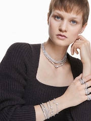 Swarovski Mesmera Attract Bangle with Heart Rhodium Plated - Imagen 5 de 6