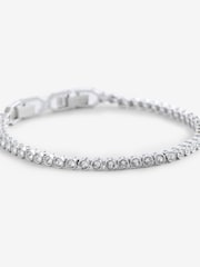 Swarovski Imber Emily Tennis Bracelet with Round Cut Rhodium Plated - Image 2 of 6