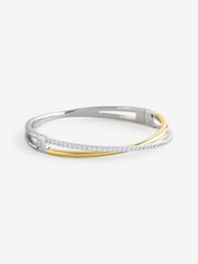 Swarovski Hyperbola Bangle with Round Cut Mixed Metal Finish - Bild 1 von 1
