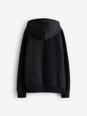 Castore Black Ground Logo Long Sleeve Cotton Hoodie - Image 7 of 7