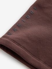 Castore Brown Oversized Hoodie and Shorts Set - Image 10 of 12