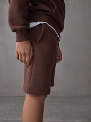 Castore Brown Oversized Hoodie and Shorts Set - Image 12 of 12