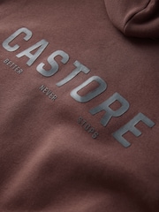 Castore Brown Oversized Hoodie and Shorts Set - Image 8 of 12