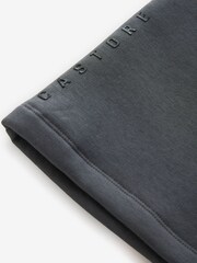 Castore Charcoal Grey Oversized Hoodie and Shorts Set - Image 10 of 12