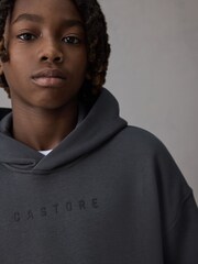 Castore Charcoal Grey Oversized Hoodie and Shorts Set - Image 11 of 12