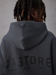 Castore Charcoal Grey Oversized Hoodie and Shorts Set - Image 2 of 12