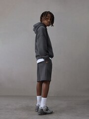 Castore Charcoal Grey Oversized Hoodie and Shorts Set - Image 3 of 12