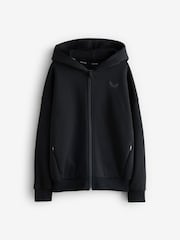 Castore Black Oversized Zip Through Hoodie and Joggers Set - Image 6 of 10