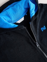 Black Towelling Poncho (3-16yrs) - Image 7 of 8