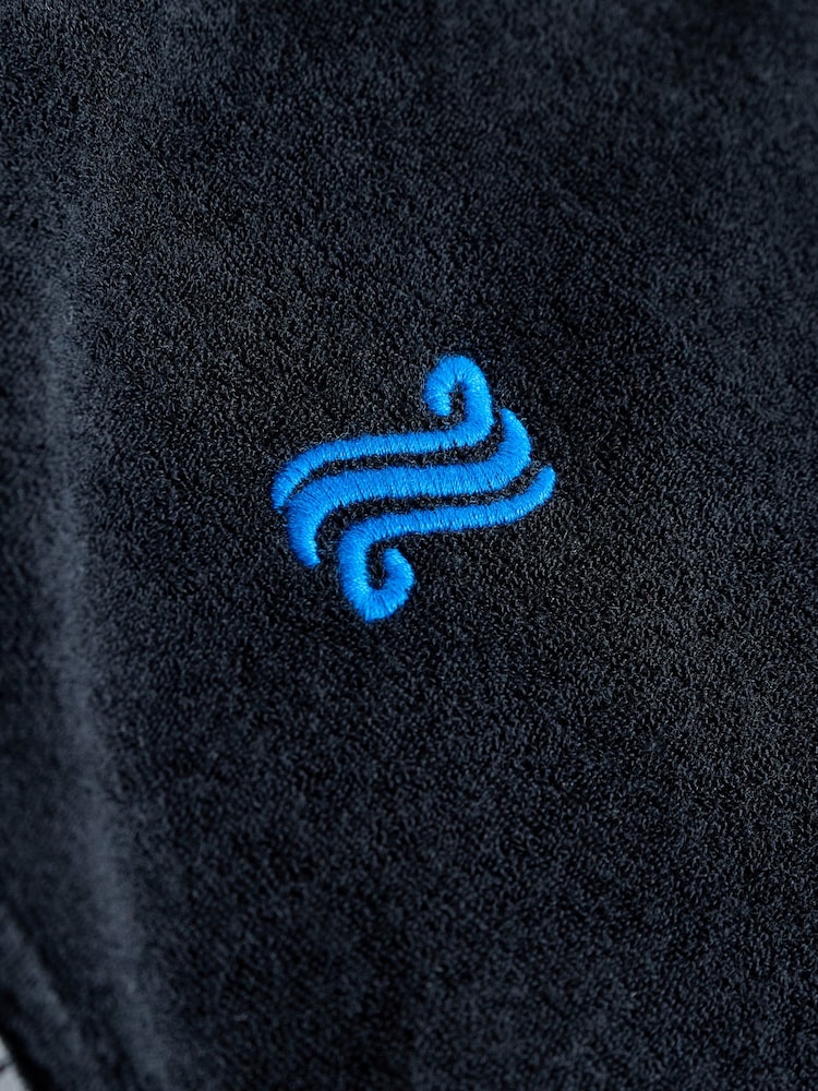 Black Towelling Poncho (3-16yrs) - Image 8 of 8