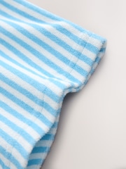 أزرق - Striped Towelling All-In-One (3mths-7yrs) - صورة 4 من 4