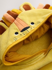 Yellow Lion Towelling Poncho (9mths-6yrs) - Image 7 of 8