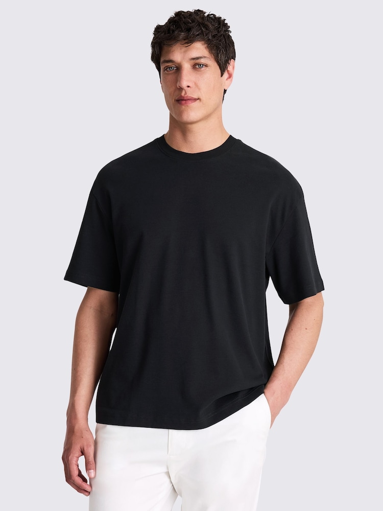 Heavy Weight 100% Cotton Crew Neck T-Shirt - Image 1 of 4 Heavy Weight 100% Cotton Crew Neck T-Shirt - Image 1 of 4