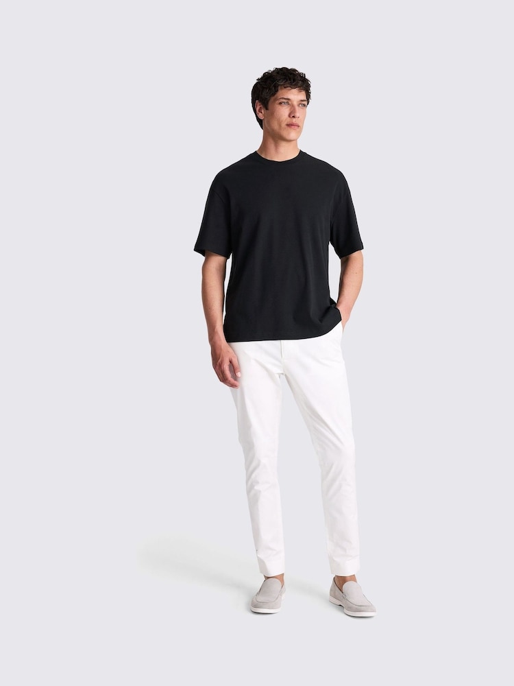 Heavy Weight 100% Cotton Crew Neck T-Shirt - Image 2 of 4 Heavy Weight 100% Cotton Crew Neck T-Shirt - Image 2 of 4