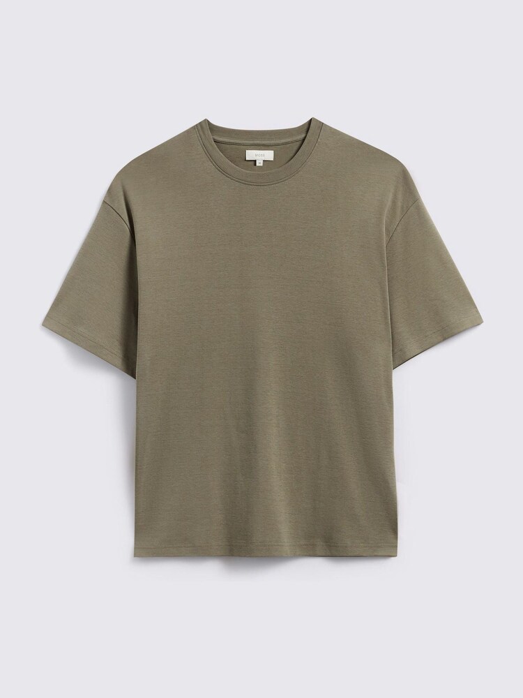 Heavyweight Crew Neck 100% Cotton T-Shirt - Image 4 of 4 Heavyweight Crew Neck 100% Cotton T-Shirt - Image 4 of 4