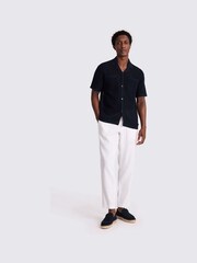 MOSS Blue Open Knit Shirt - Image 2 of 4