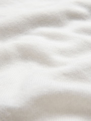 Cream - N.Premium Made in Italy Twill Midweight Shawl Scarf - 8এর মধ্যে 8 ছবি