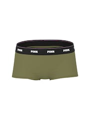 Victoria's Secret PINK Olive Green Boyshort Logo Knickers - Image 3 of 3