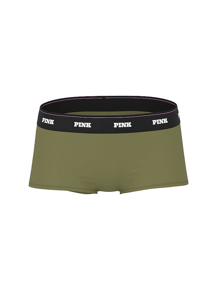 Victoria's Secret PINK Olive Green Boyshort Logo Knickers - Image 3 of 3 Victoria's Secret PINK Olive Green Boyshort Logo Knickers - Image 3 of 3