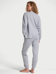 Victoria's Secret Medium Heather Grey Cotton Pyjamas Set - Image 2 of 2