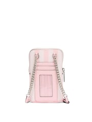 Victoria's Secret Iconic Stripe Pink Phone Crossbody Bag - Image 2 of 3