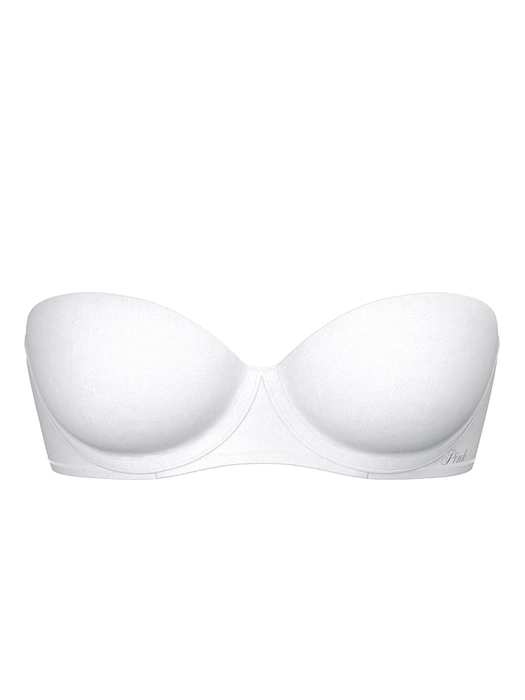 Victoria's Secret PINK White Strapless Multiway Push Up Bra - Image 3 of 3 Victoria's Secret PINK White Strapless Multiway Push Up Bra - Image 3 of 3