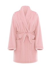 Victoria's Secret Pretty Blossom Pink Cosy Short Dressing Gown - Image 3 of 3