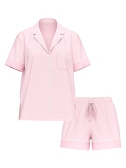 Victoria's Secret Pretty Blossom PInk Cotton Short Pyjamas Set - Image 1 of 2