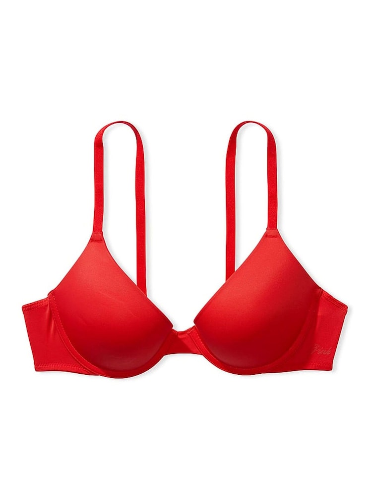 Victoria's Secret PINK Red Pepper Push Up Bra - Image 3 of 3 Victoria's Secret PINK Red Pepper Push Up Bra - Image 3 of 3