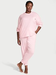 Victoria's Secret Angel Pink Cotton Pyjamas Set - Image 1 of 3