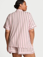 Victoria's Secret Pretty Blossom Variegated Pink Stripe Modal Short Pyjamas Set - Image 2 of 3