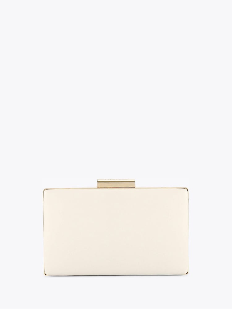 Carvela Cream Aintree Clutch Bag - Image 1 of 3