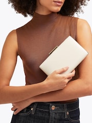 Carvela Cream Aintree Clutch Bag - Image 3 of 3