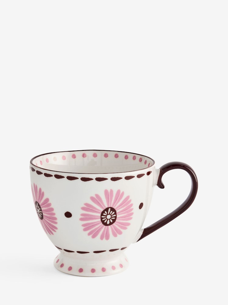 Nina Campbell Pink Primrose Footed Mug - Image 1 of 1