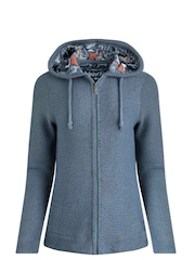 Weird Fish Blue Chicoa Full Zip Macaroni Hoodie - Image 5 of 6