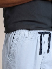 Weird Fish Blue Dewey Stripe 100% Cotton Shorts - Image 5 of 10