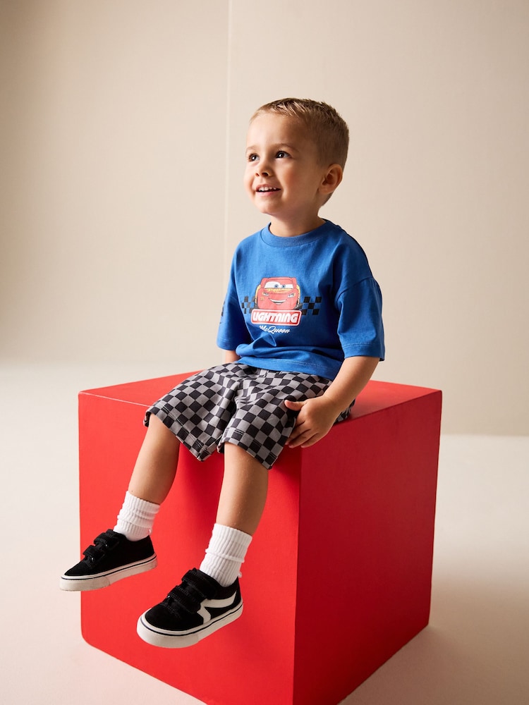 ブルー - Disney Cars T-Shirt and Shorts Set (9mths-8yrs) - 画像 1 / 4