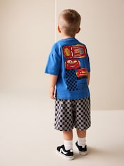 ブルー - Disney Cars T-Shirt and Shorts Set (9mths-8yrs) - 画像 4 / 4