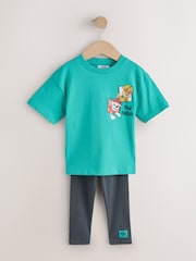 Teal Blue Paw Patrol T-Shirt and Leggings Set (3mths-8yrs) - Image 1 of 5