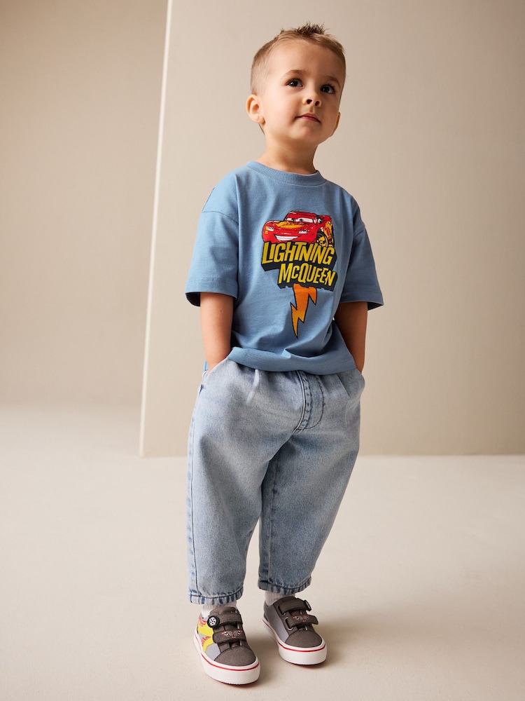 Blue Disney Cars Short Sleeve T-Shirt (9mths-8yrs) - Image 2 of 8