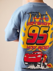Blue Disney Cars Short Sleeve T-Shirt (9mths-8yrs) - Image 4 of 8