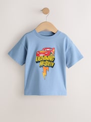Blue Disney Cars Short Sleeve T-Shirt (9mths-8yrs) - Image 5 of 8